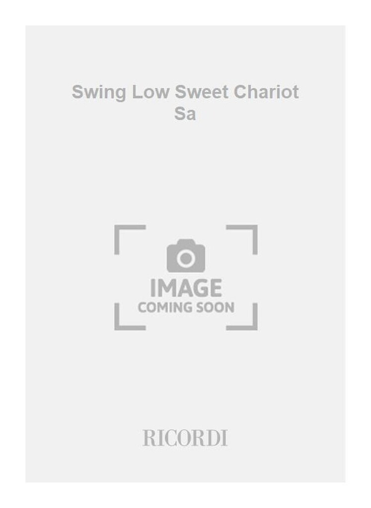 Swing Low Sweet Chariot Sa